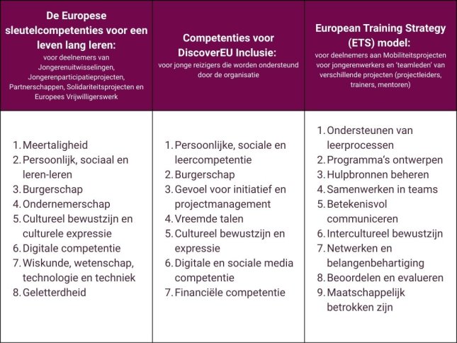 Memo competenties